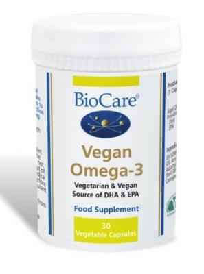Vegan Omega 3 (Algal DHA & EPA) 30 Capsules